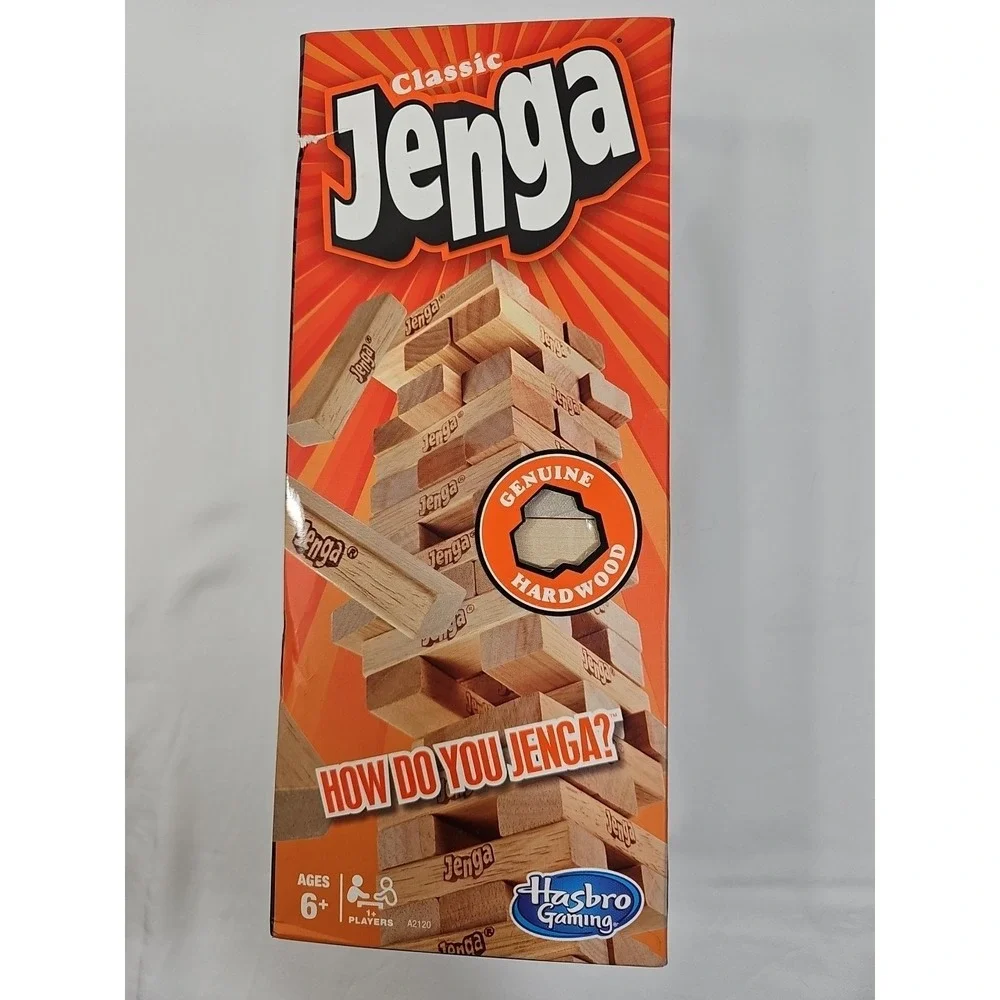 Jenga Game | The Original Wood Block Game‎ with Genuine Hardwood Blocks